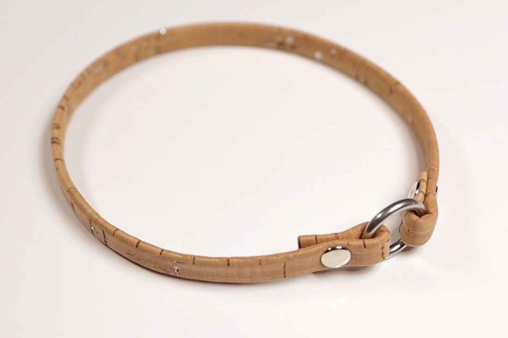 Markenhalsband kork hund diy goldenmerlo 022